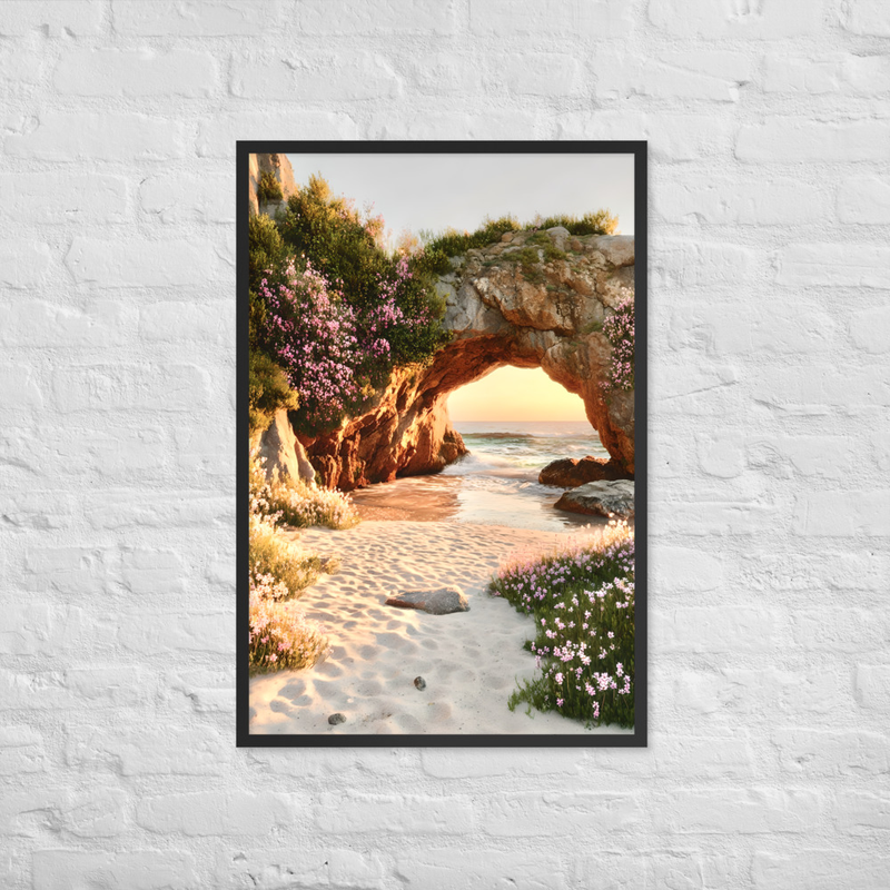 Dreamy Passage Premium Luster Photo Paper Framed Poster