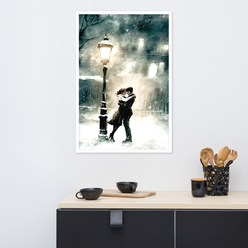 Perfect Pair Premium Luster Photo Paper Framed Poster