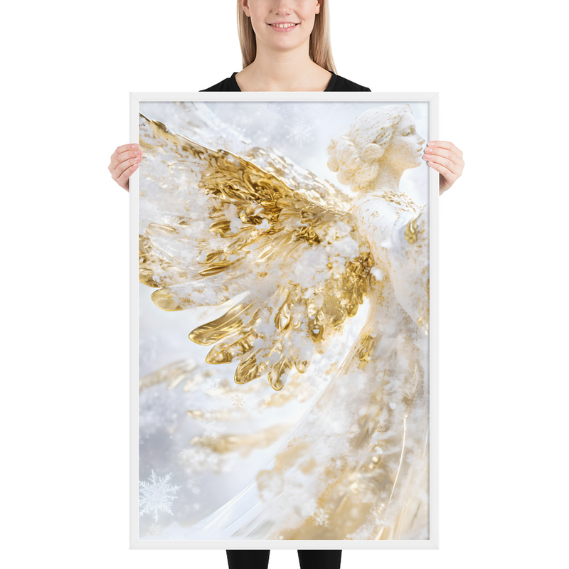 Auriel Glow Premium Luster Photo Paper Framed Poster