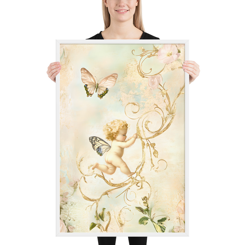 Zadkiel Radiance Premium Luster Photo Paper Framed Poster