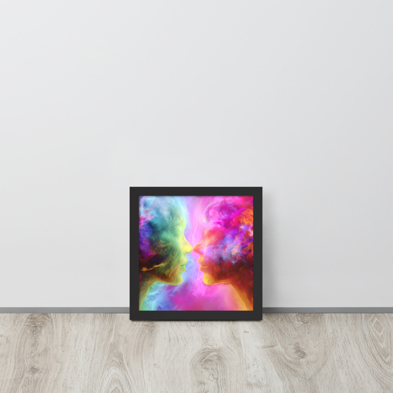 Universe Premium Luster Photo Paper Framed Poster 