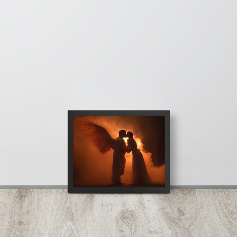 Heavenly Premium Luster Photo Paper Framed Poster 