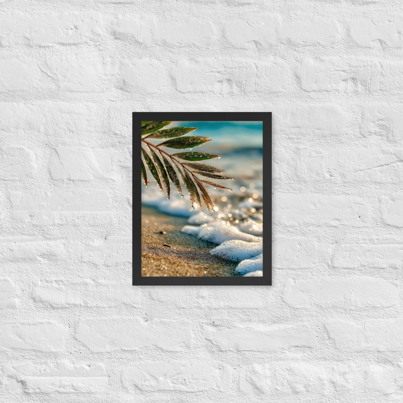 Rossy Premium Luster Photo Paper Framed Poster 