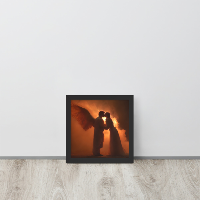 Heavenly Premium Luster Photo Paper Framed Poster 