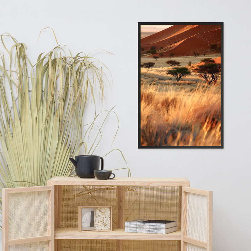 Cactus Song Premium Luster Photo Paper Framed Poster