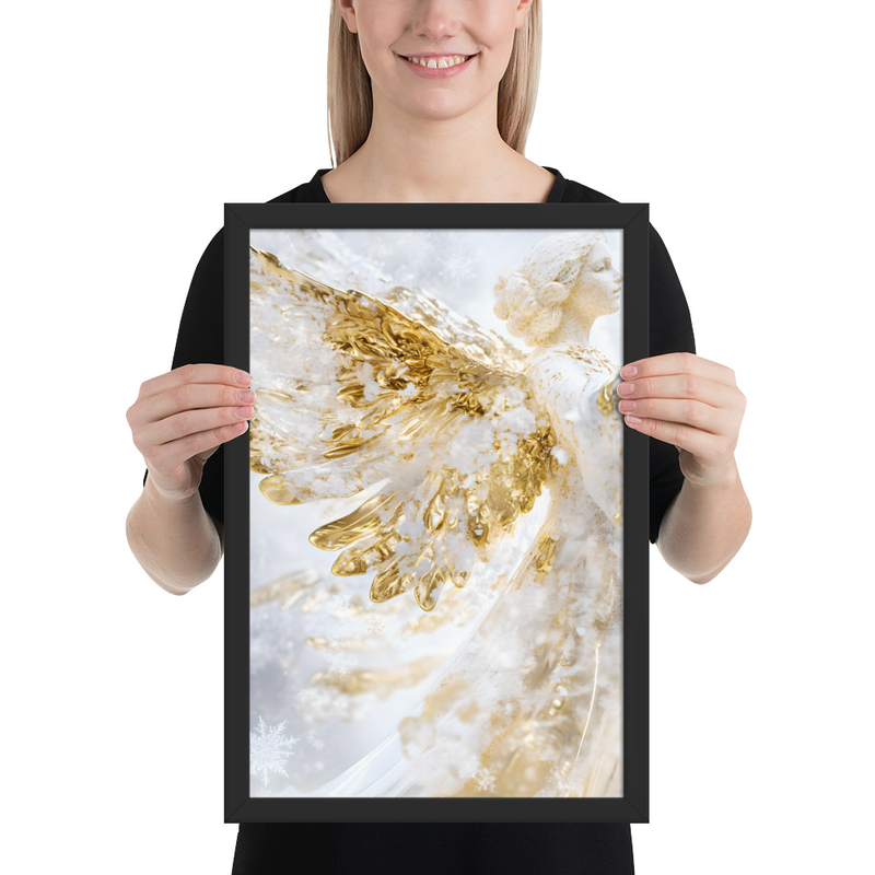 Auriel Glow Premium Luster Photo Paper Framed Poster 