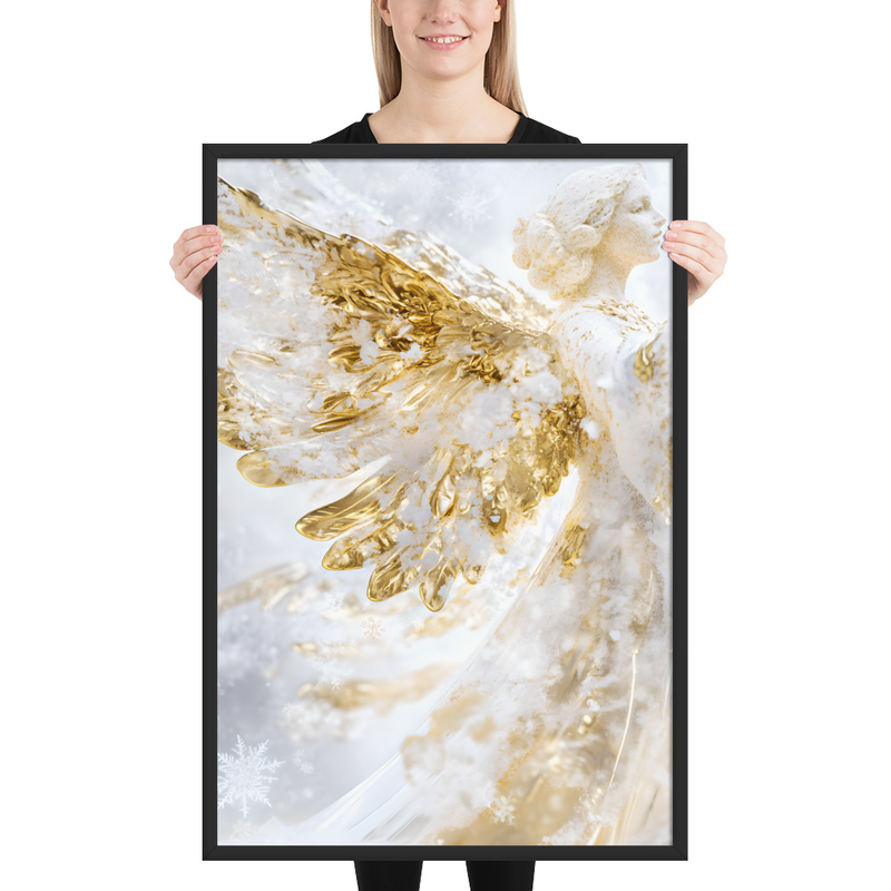 Auriel Glow Premium Luster Photo Paper Framed Poster 