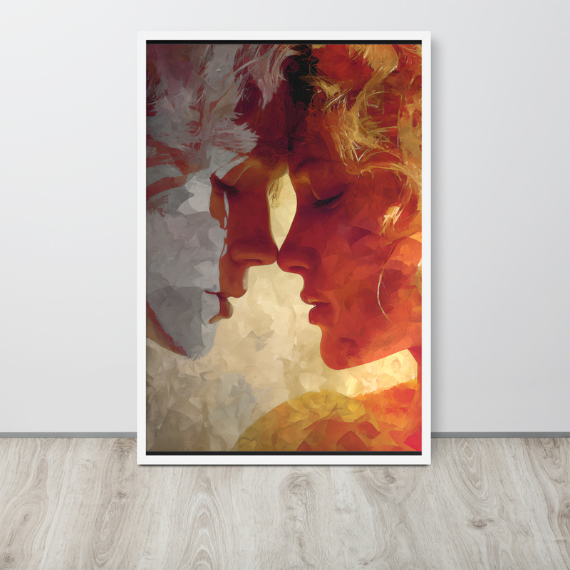 Be one Premium Luster Photo Paper Framed Poster