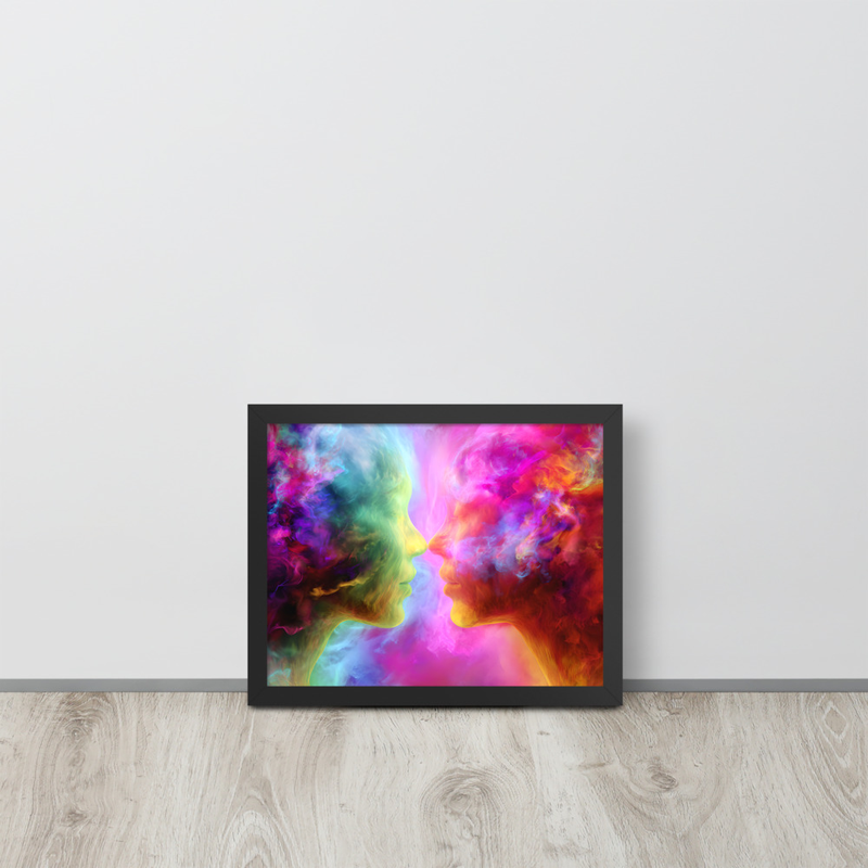 Universe Premium Luster Photo Paper Framed Poster 