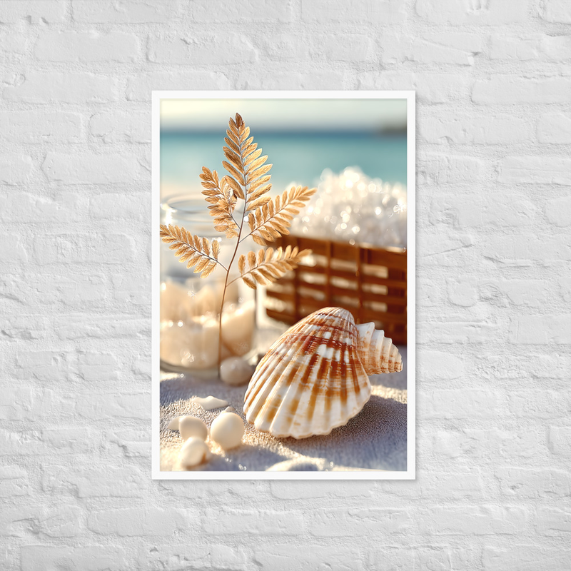 Shelly Premium Luster Photo Paper Framed Poster