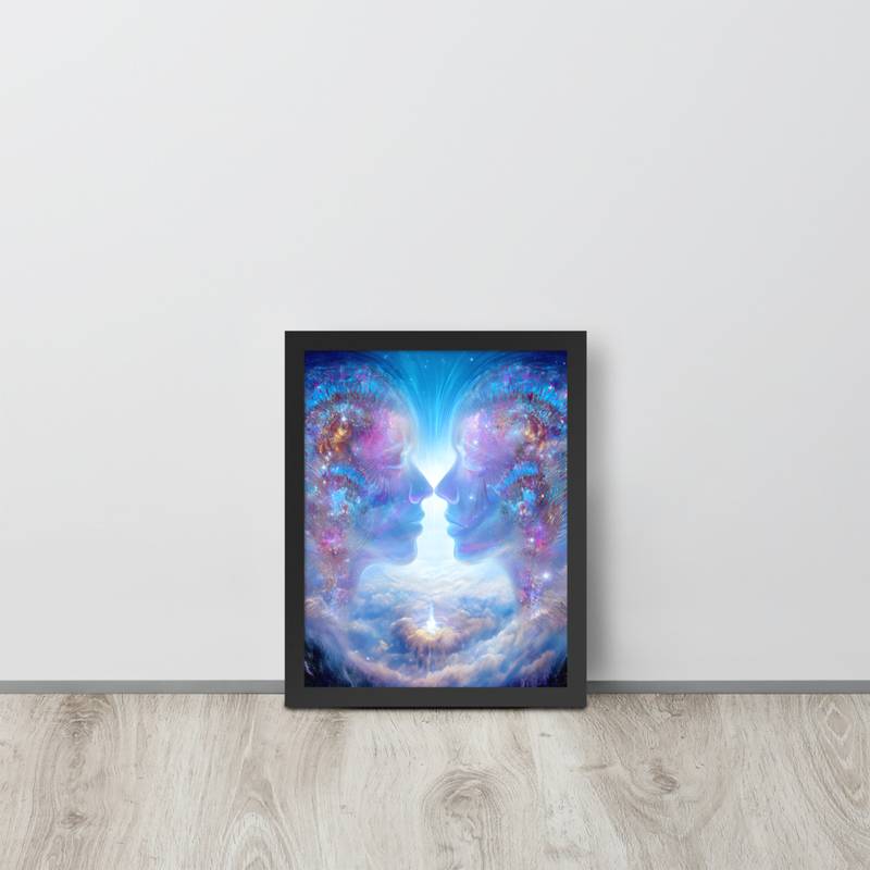 Universal Love Premium Luster Photo Paper Framed Poster 