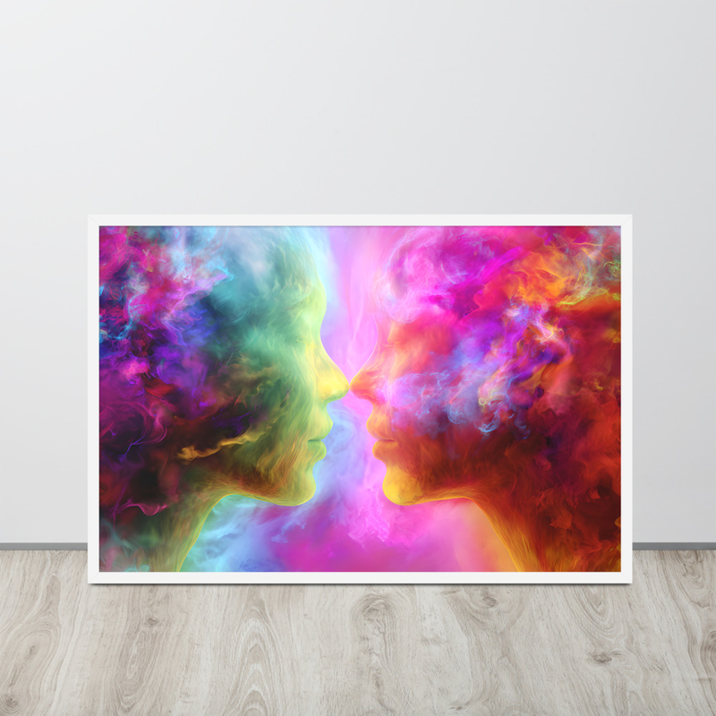 Universe Premium Luster Photo Paper Framed Poster
