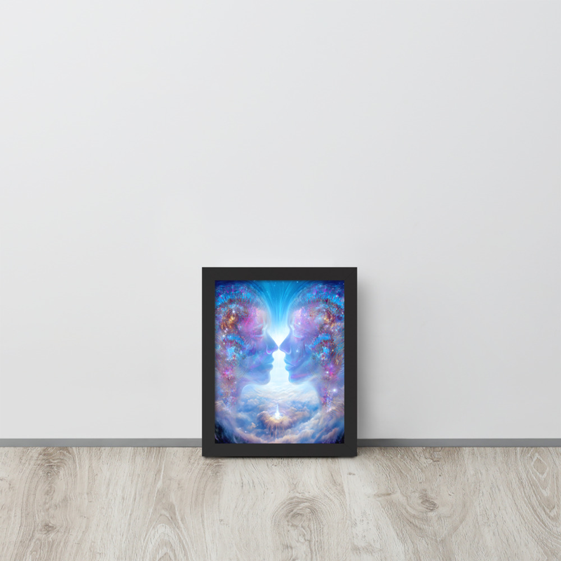 Universal Love Premium Luster Photo Paper Framed Poster 