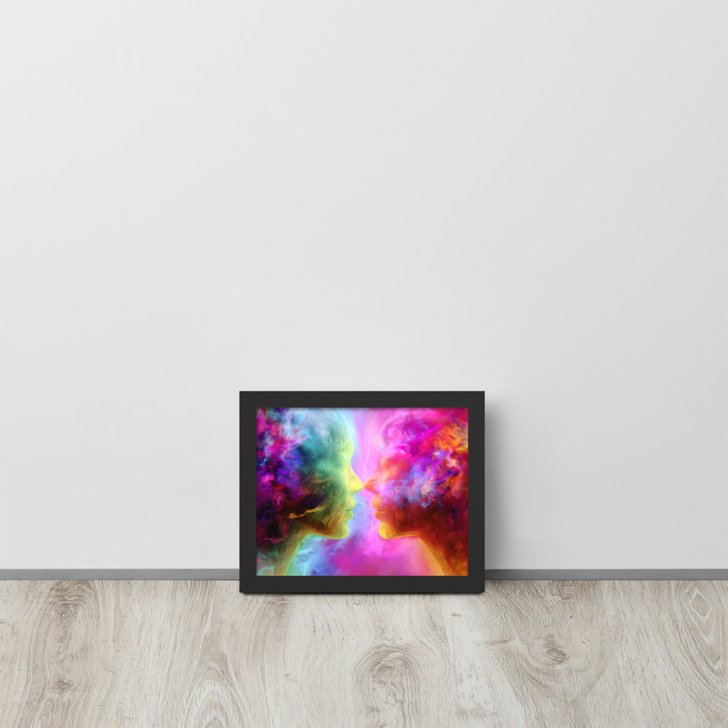 Universe Premium Luster Photo Paper Framed Poster 