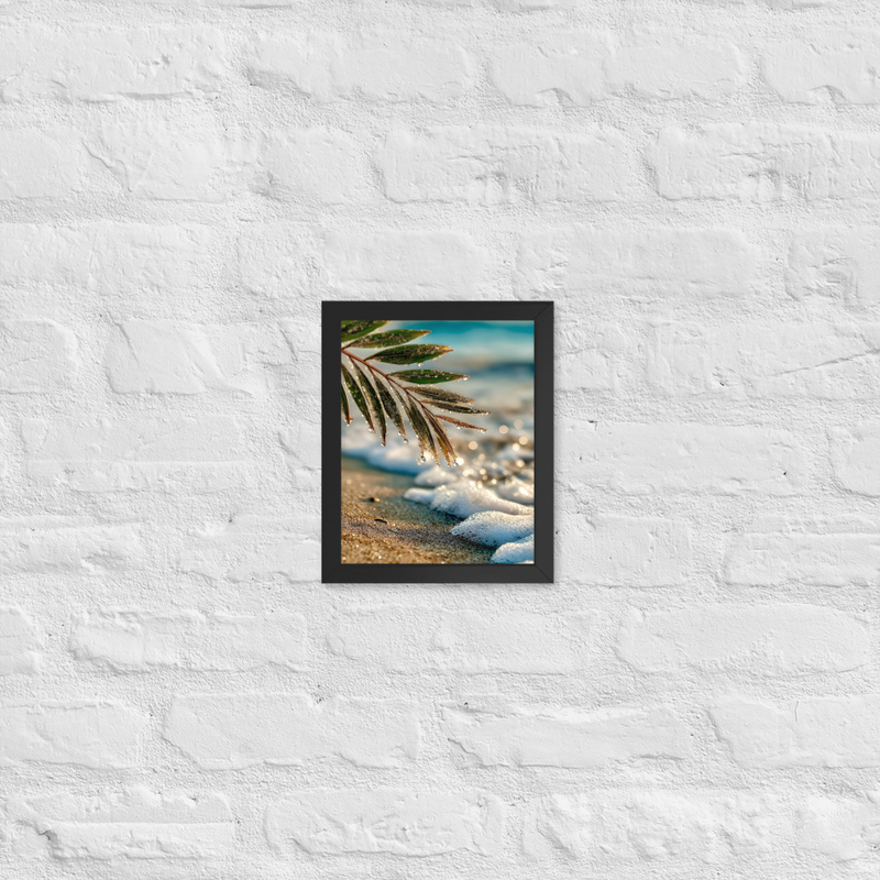 Rossy Premium Luster Photo Paper Framed Poster 