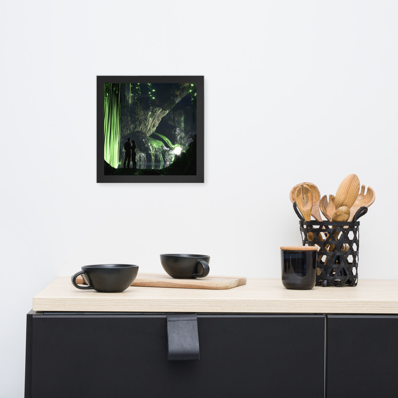 Cave Love Premium Luster Photo Paper Framed Poster