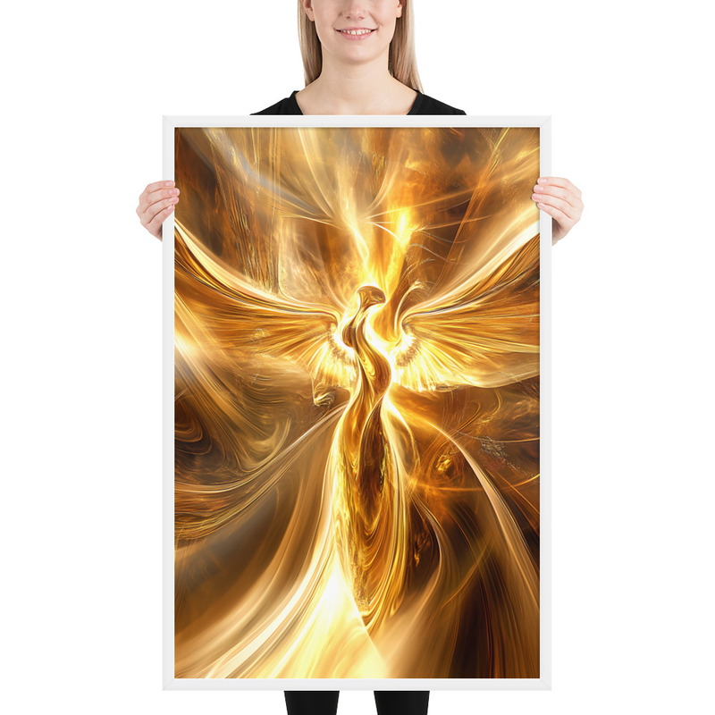Throne Radiance Premium Luster Photo Paper Framed Poster