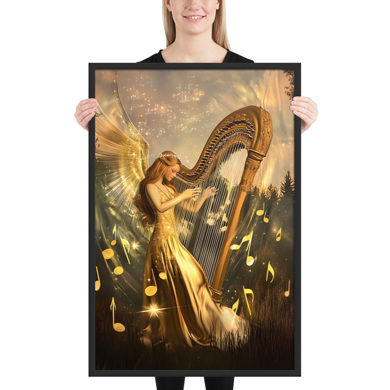 Zadkiel Radiance Premium Luster Photo Paper Framed Poster
