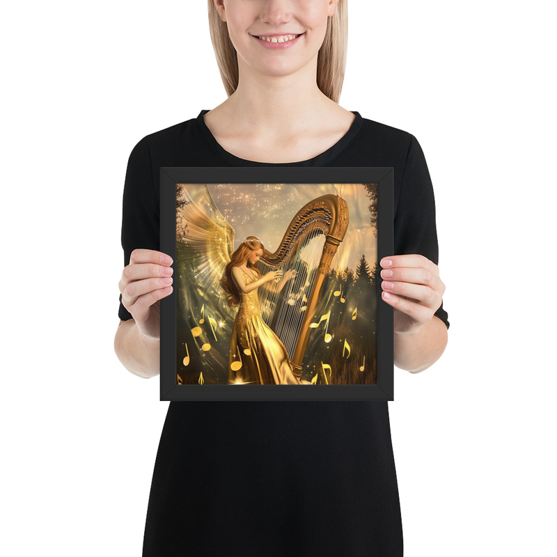 Zadkiel Radiance Premium Luster Photo Paper Framed Poster 