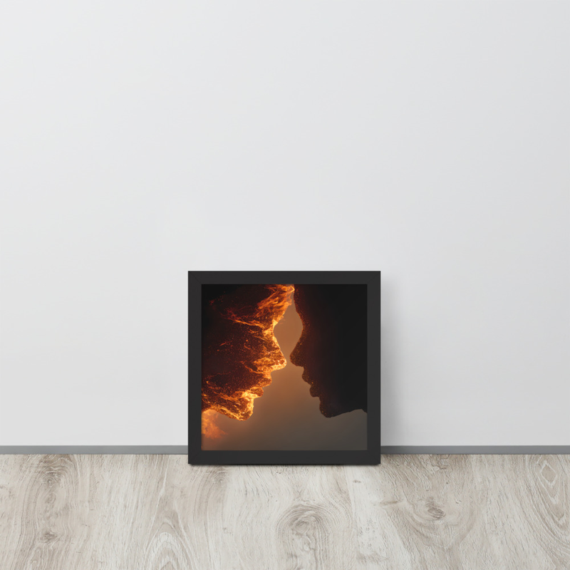 Firely Premium Luster Photo Paper Framed Poster 