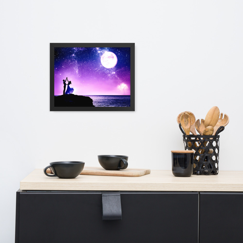 Forever Dance Premium Luster Photo Paper Framed Poster 