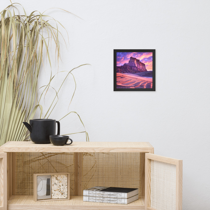 Painted Desert Premium Luster Photo Paper Framed Poster 
