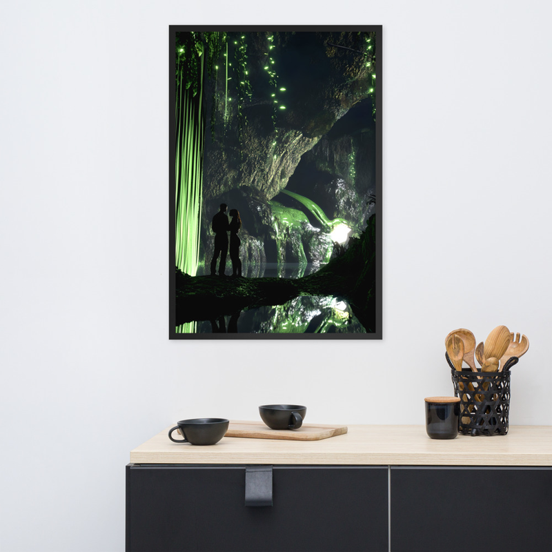 Cave Love Premium Luster Photo Paper Framed Poster
