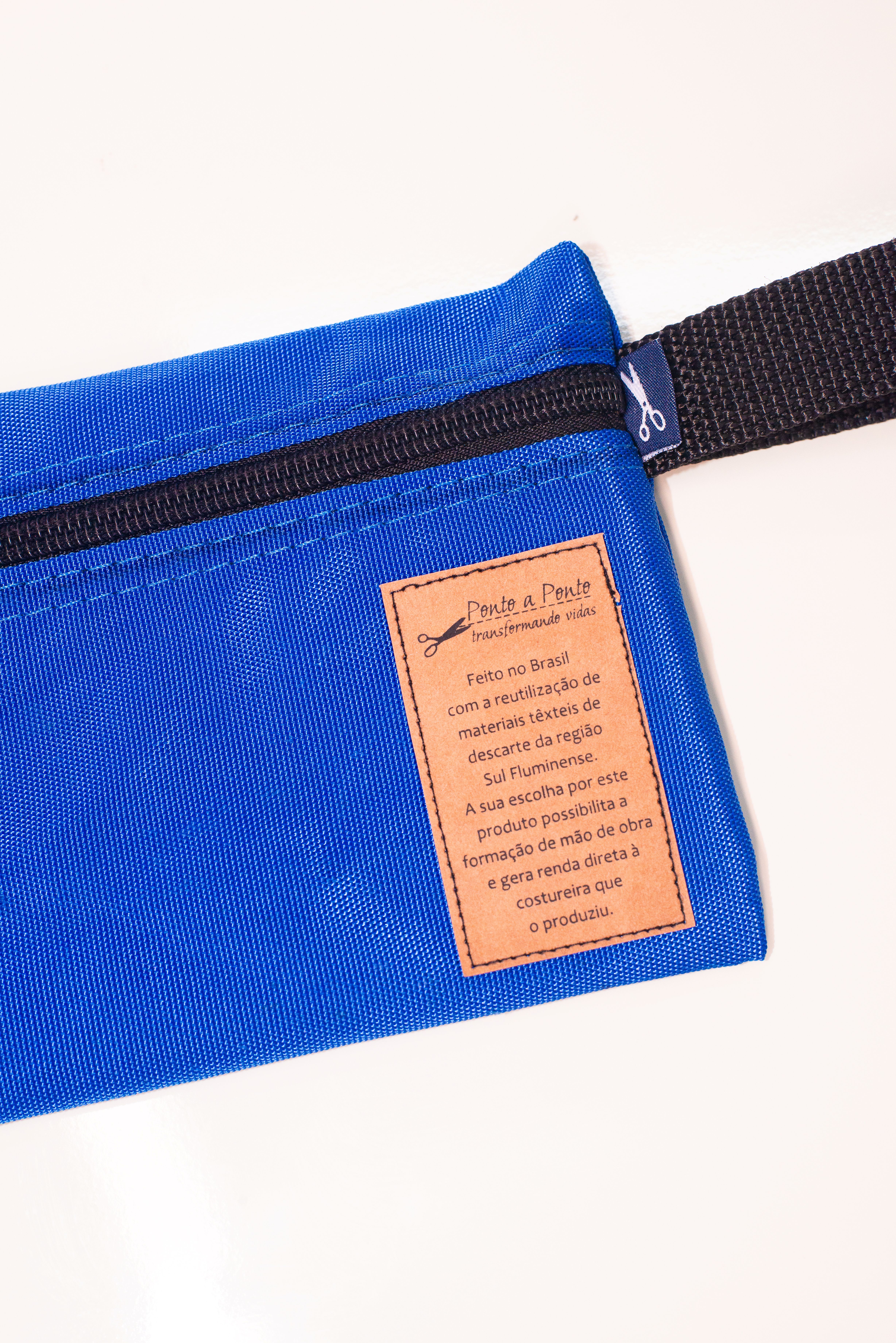 👜 Pochete Doleira Sustentável Cor Azul