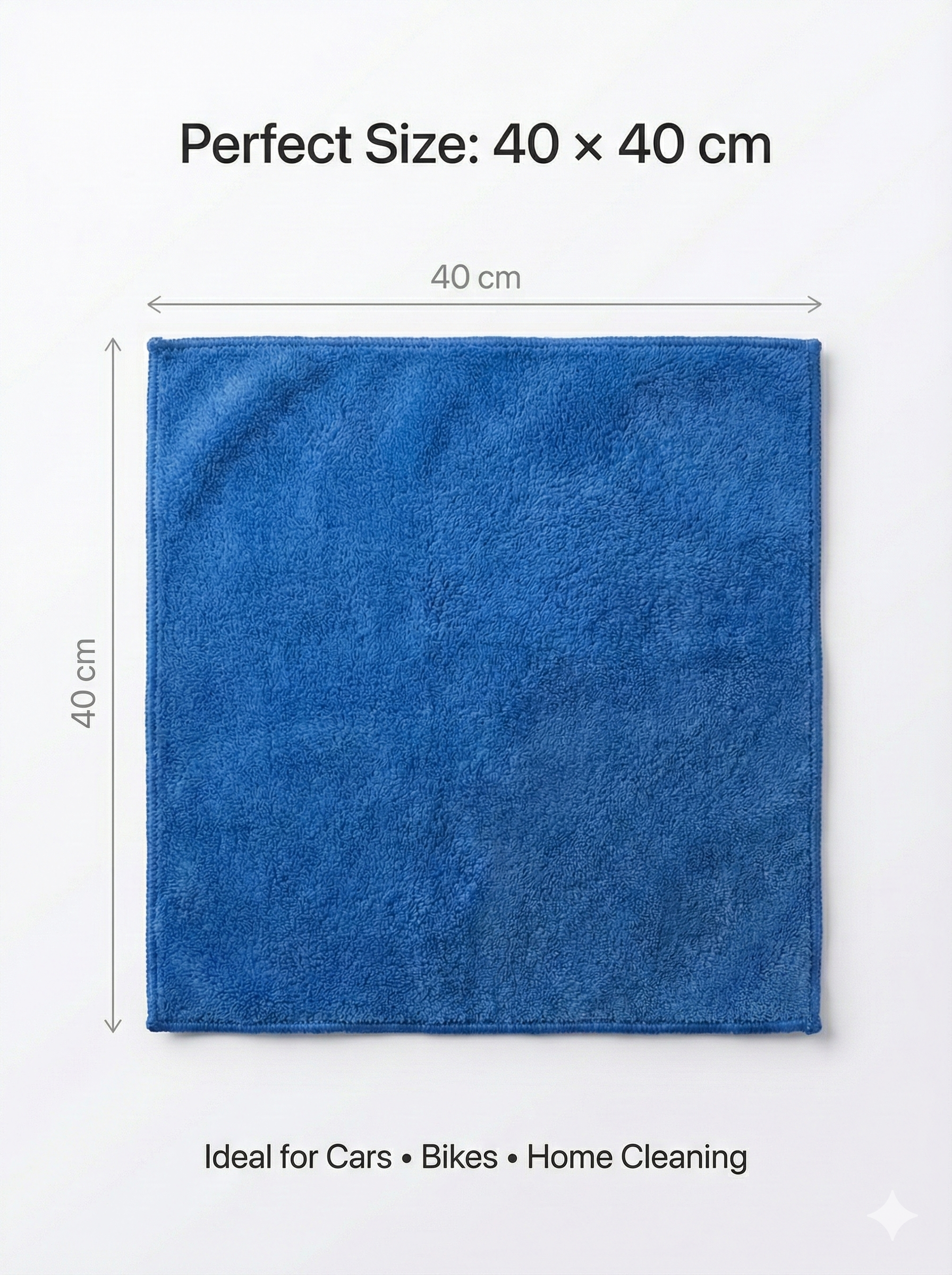 MakerX 600 GSM Premium Coral Fleece Microfiber Towel (40×40 cm)