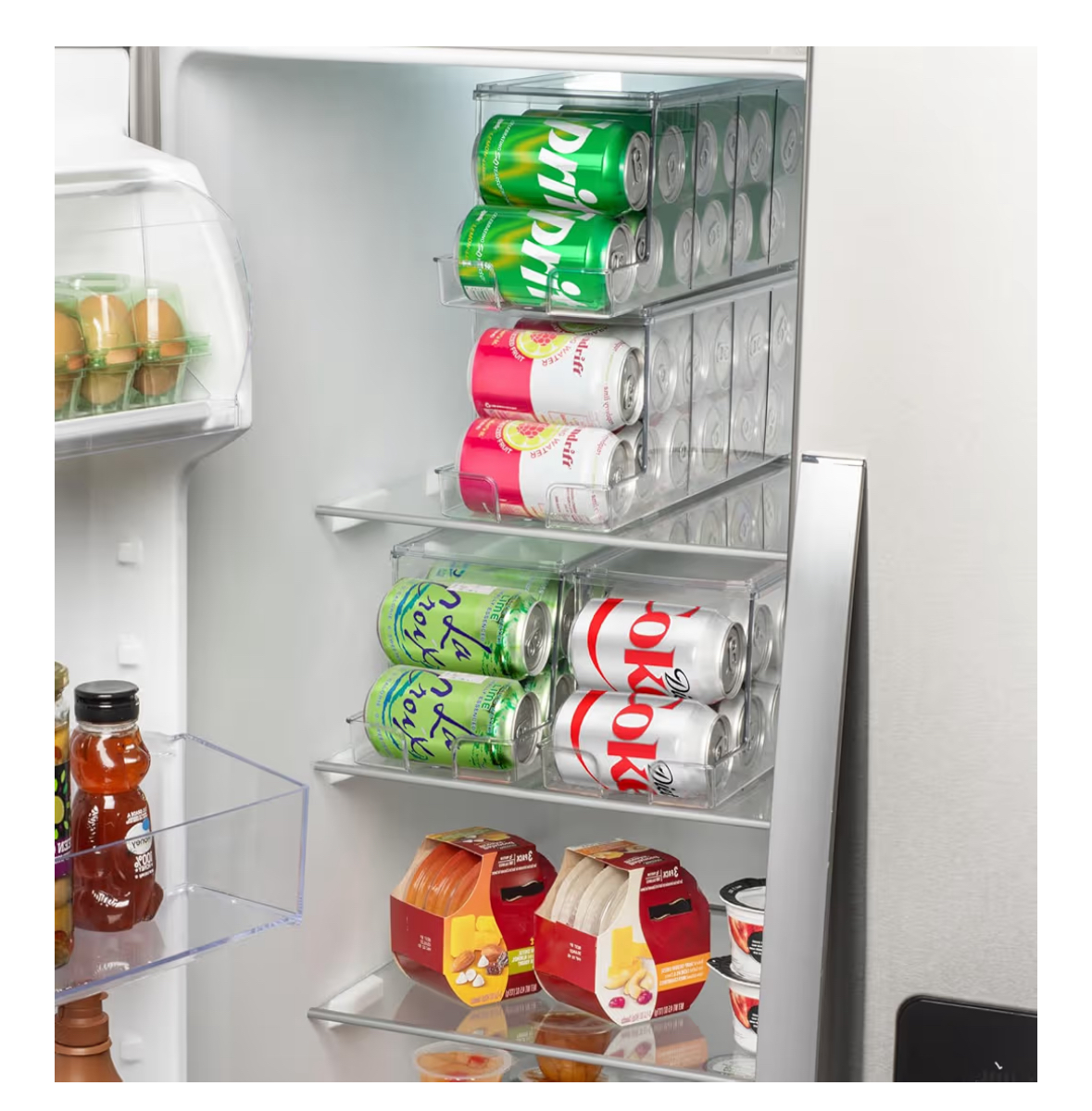 Clear Space Soda Can Organizer, 2 Pack - Amazon