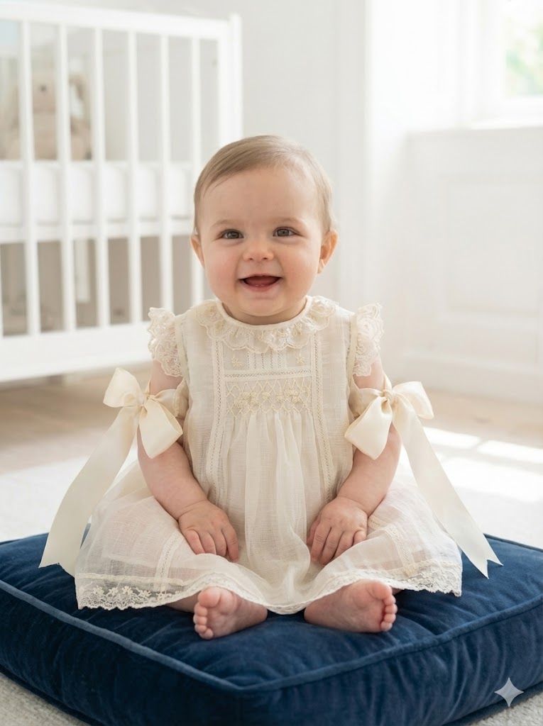 Vestido beige infantil