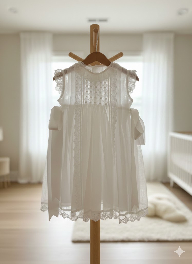 Vestido blanco infantil