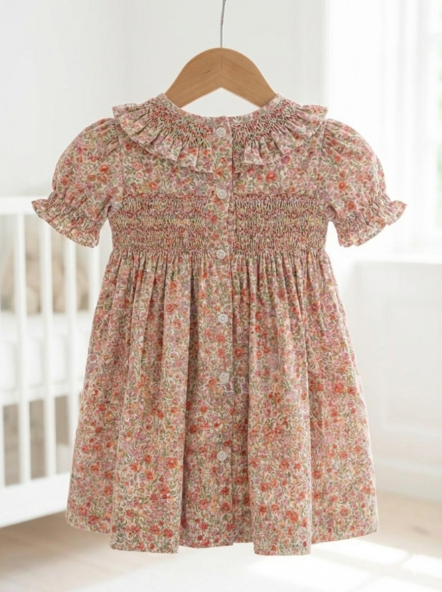 Adeline smocked dress sb