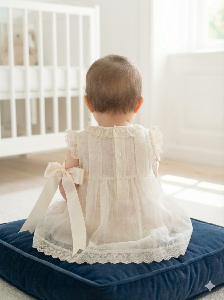 Vestido beige infantil