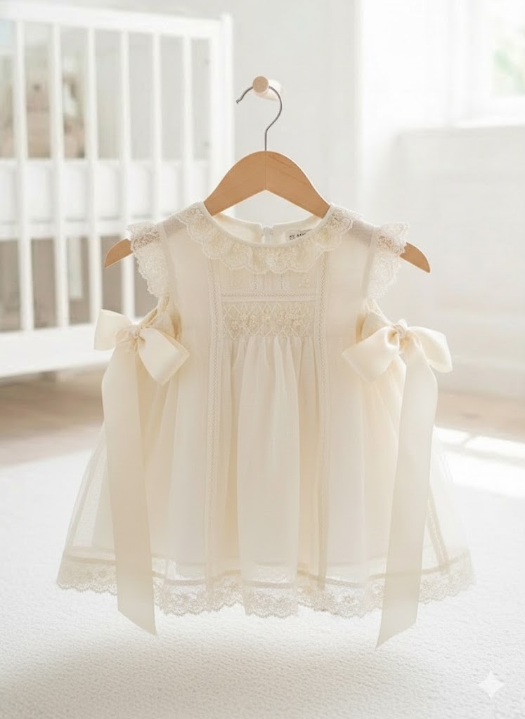 Vestido beige infantil