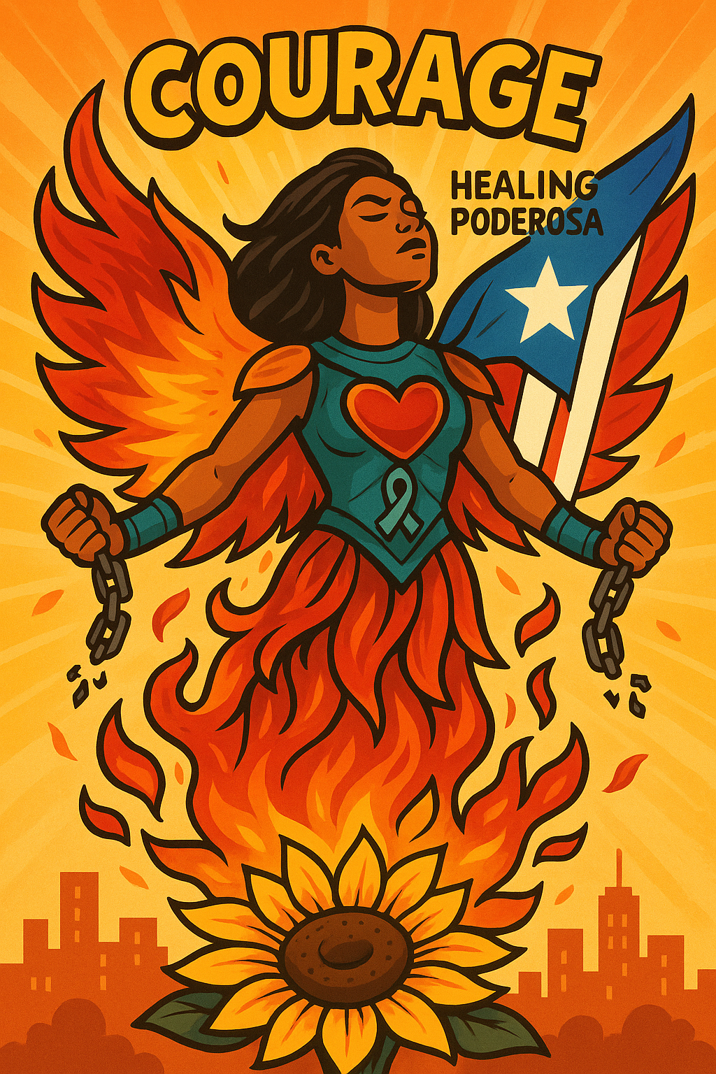 Courage Inspirational t-shirt