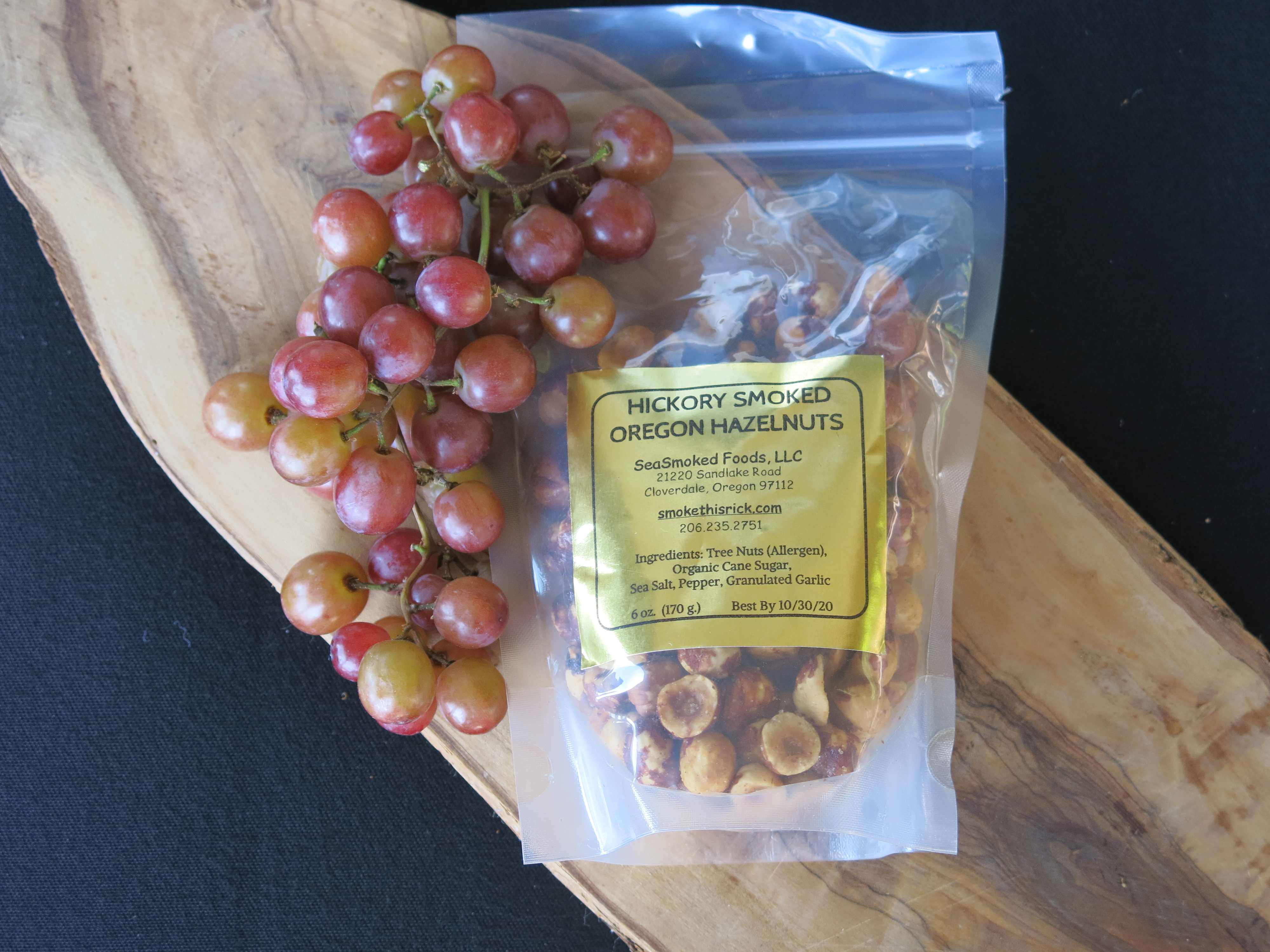 Hickory Smoked Oregon Hazelnuts