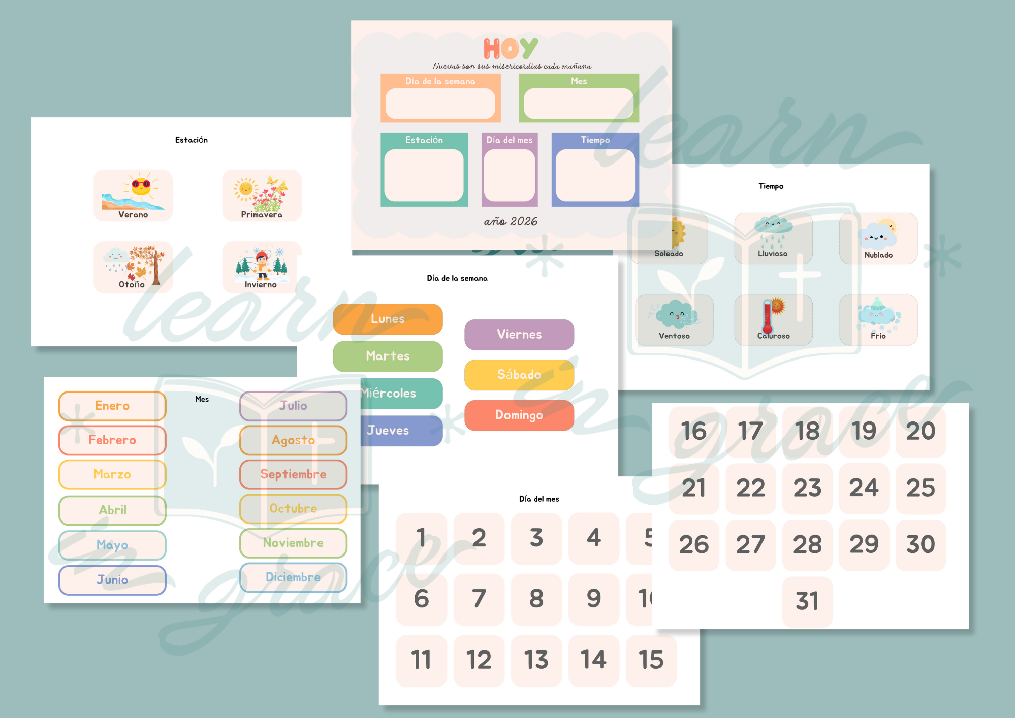 Calendario didáctico Misericordias