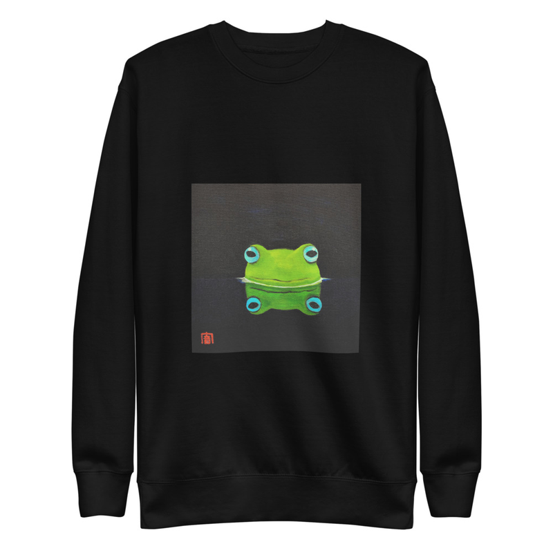Unisex Premium Sweatshirt with froggie
