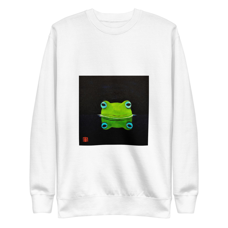 Unisex Premium Sweatshirt with froggie