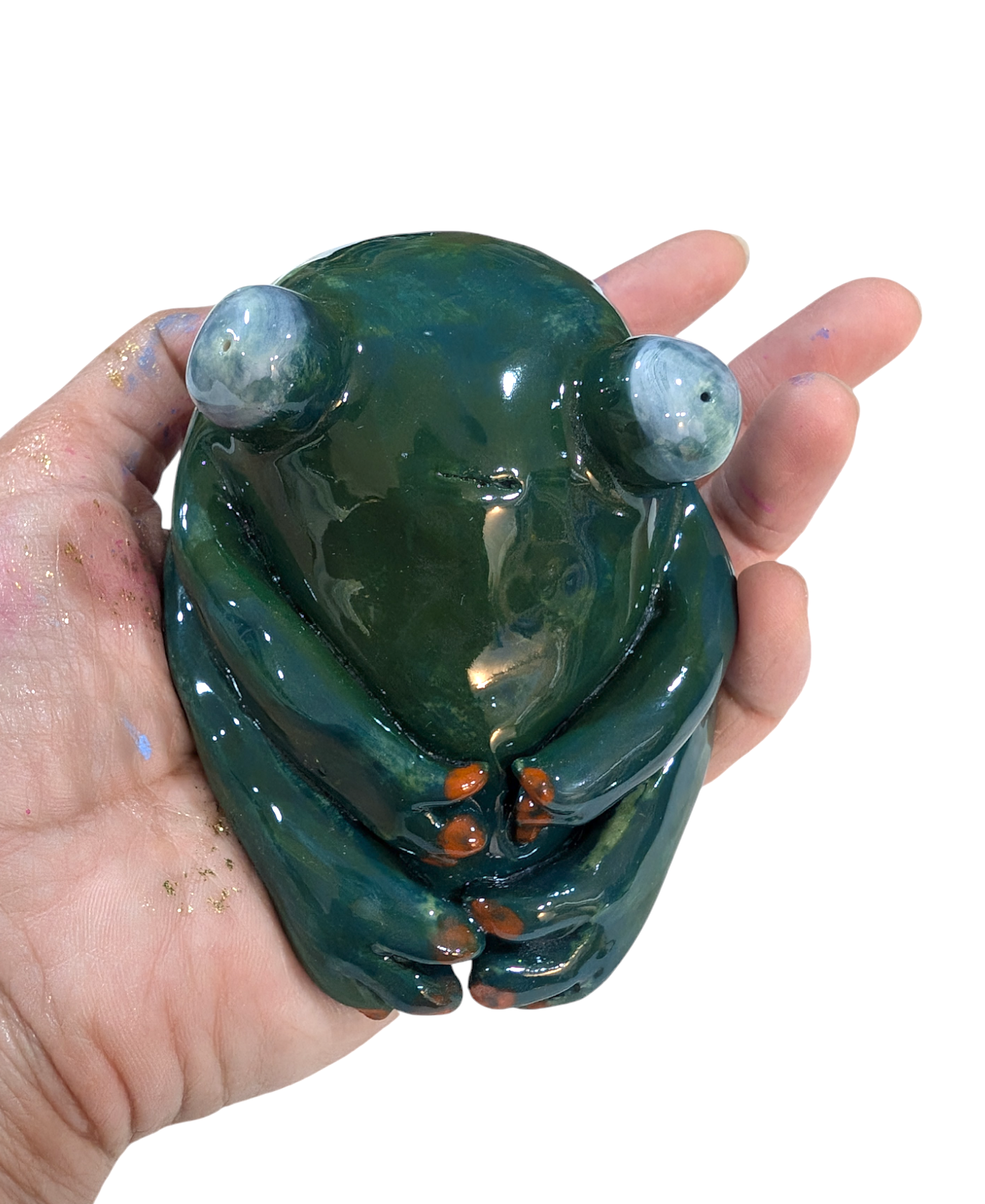 Handmade Ceramic Frog