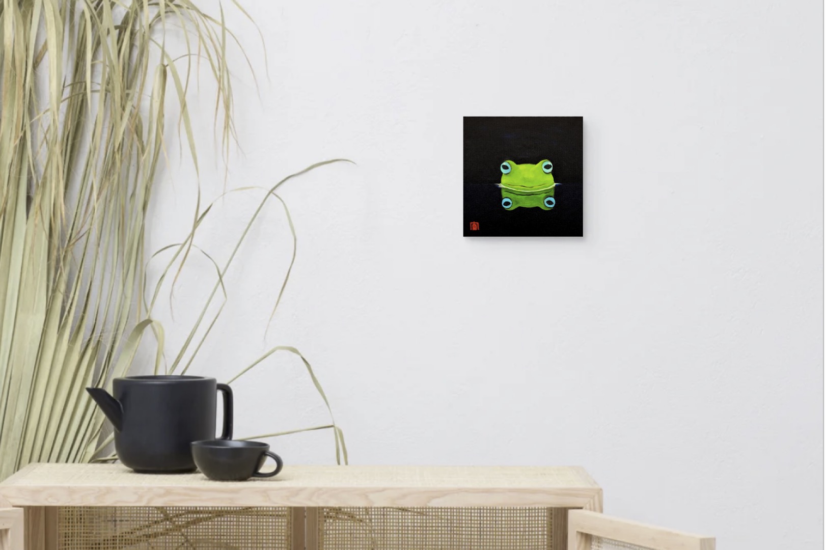 Art on Canvas - boiling froggie