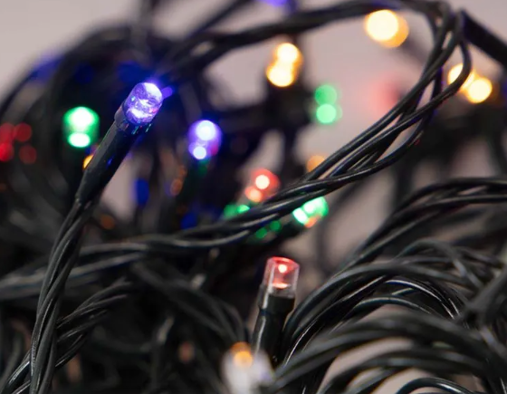 Luces Lineales de 300 Leds con Cable Verde