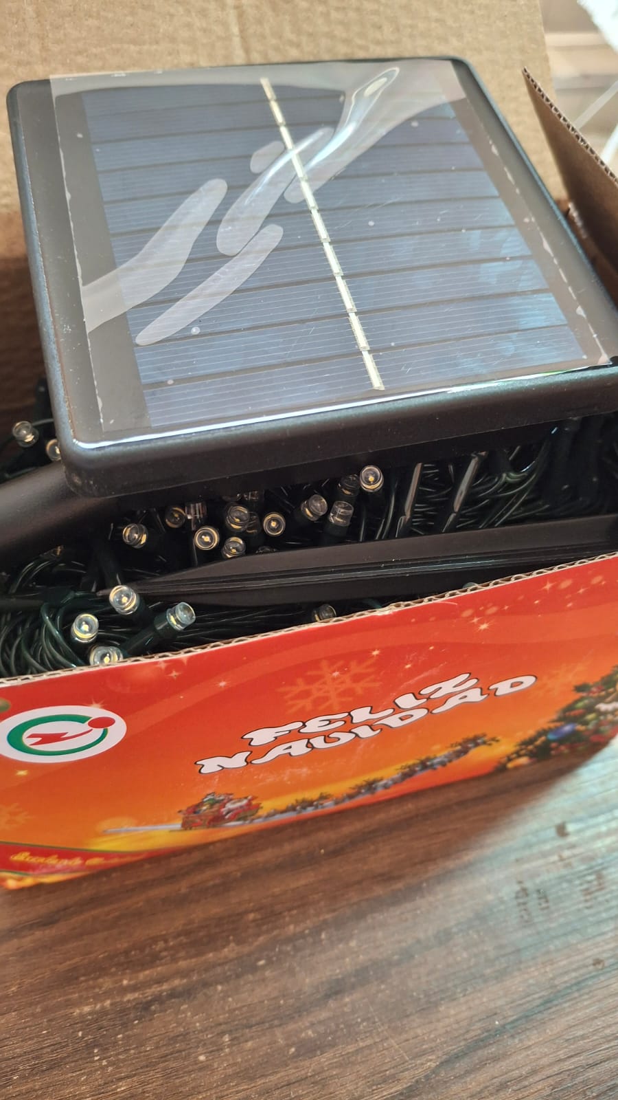 Luces lineales solares de 500 led 