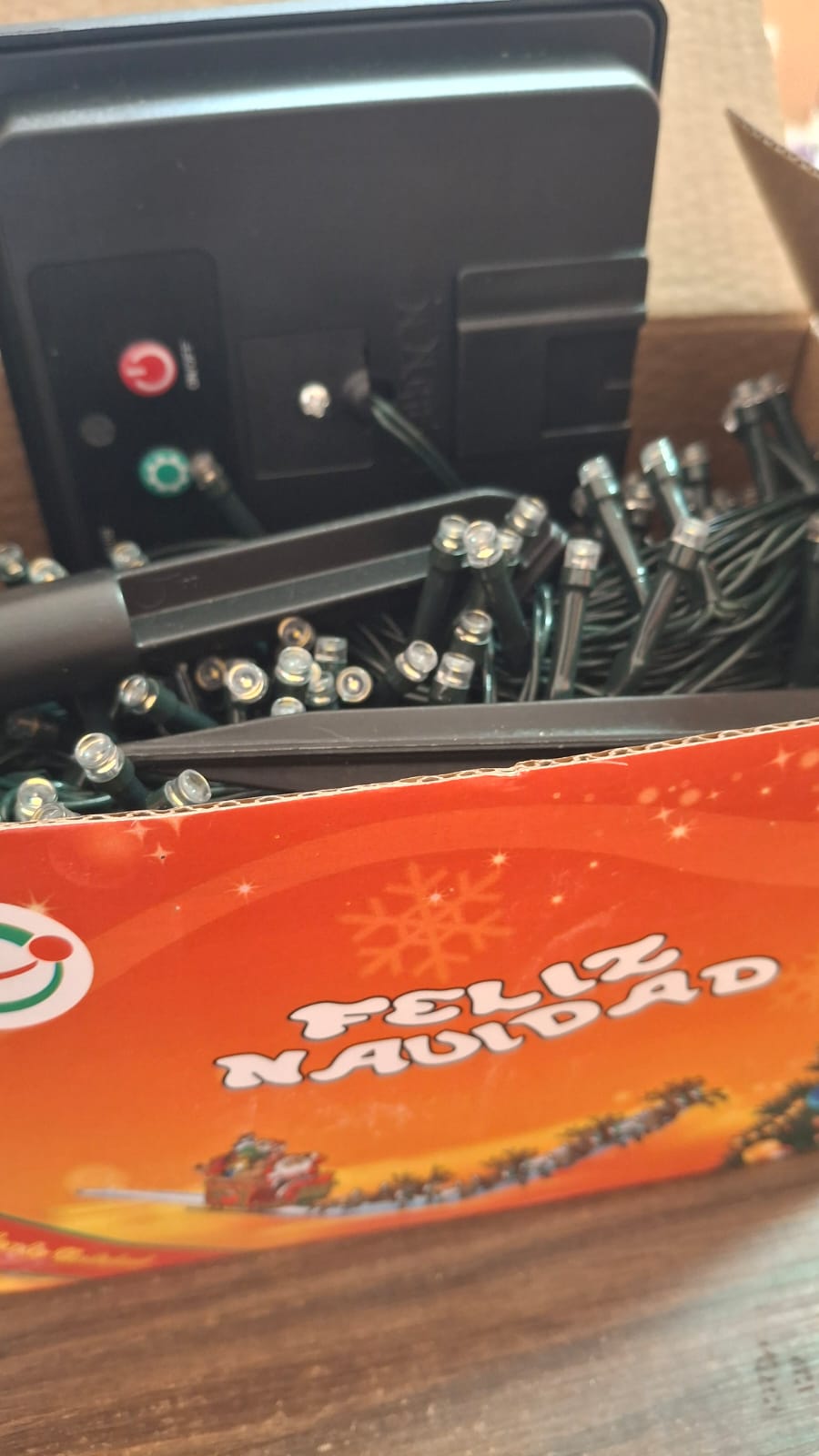 Luces lineales solares de 500 led 