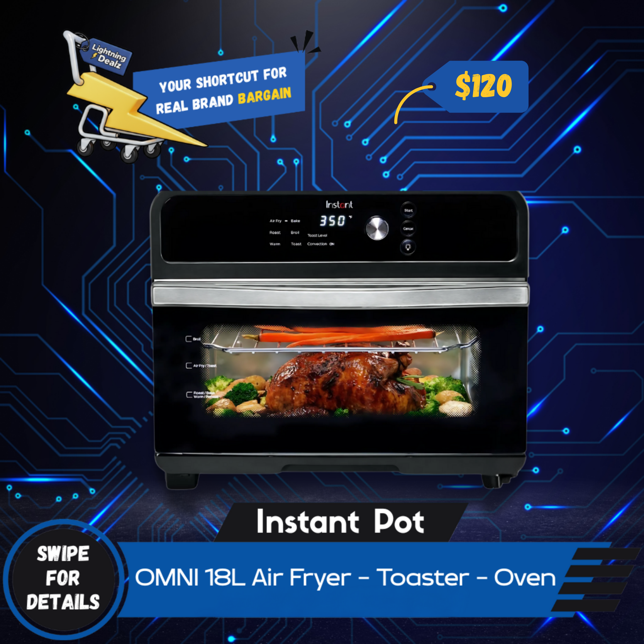 Instant Pot OMNI 18L Air Fryer