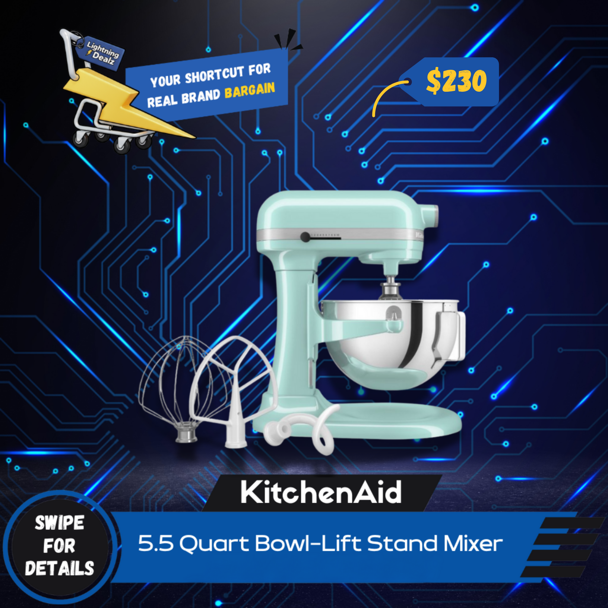 KitchenAid 5.5 Quart Bowl-Lift Stand Mixer