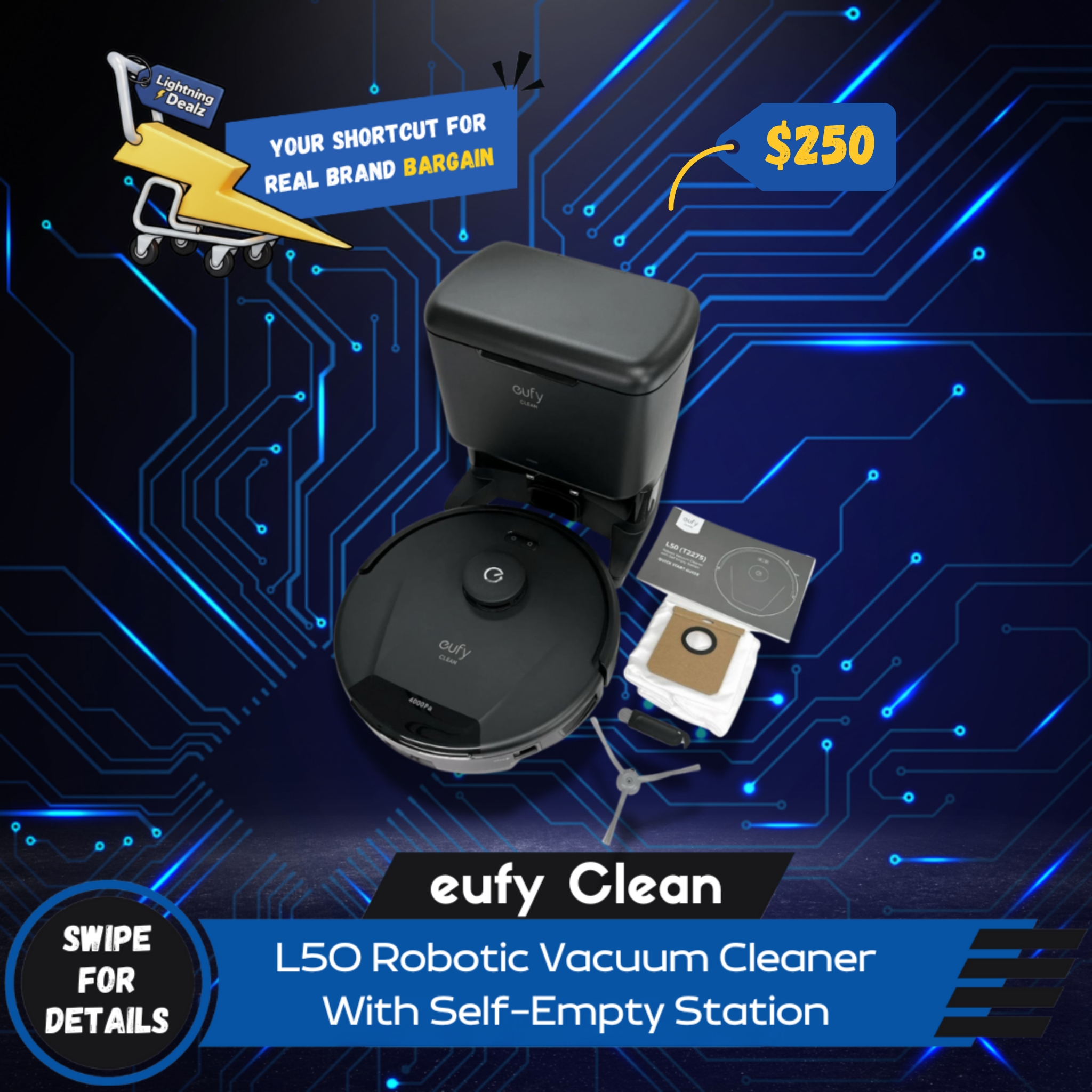 eufy Clean L50 Robotic Vacuum Cleaner