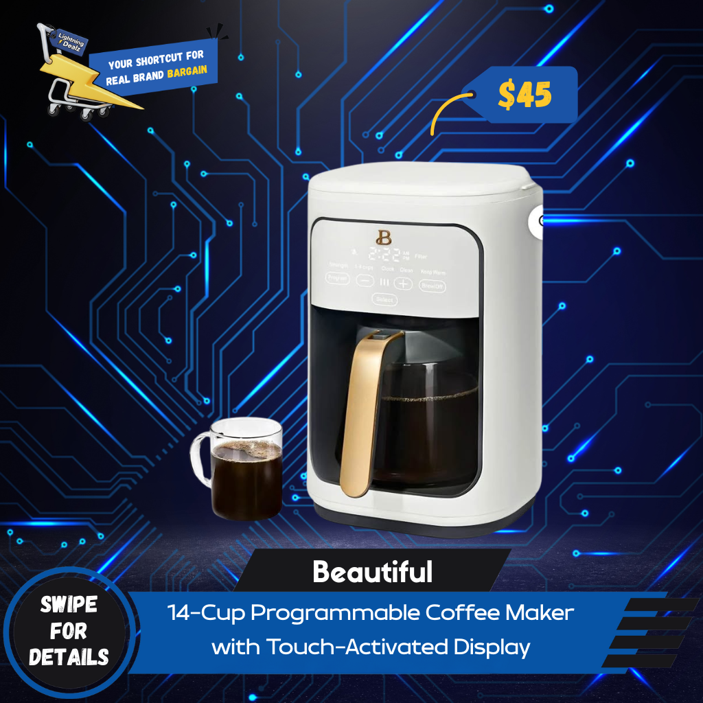 Beautiful 14-Cup Programmable Coffee Maker