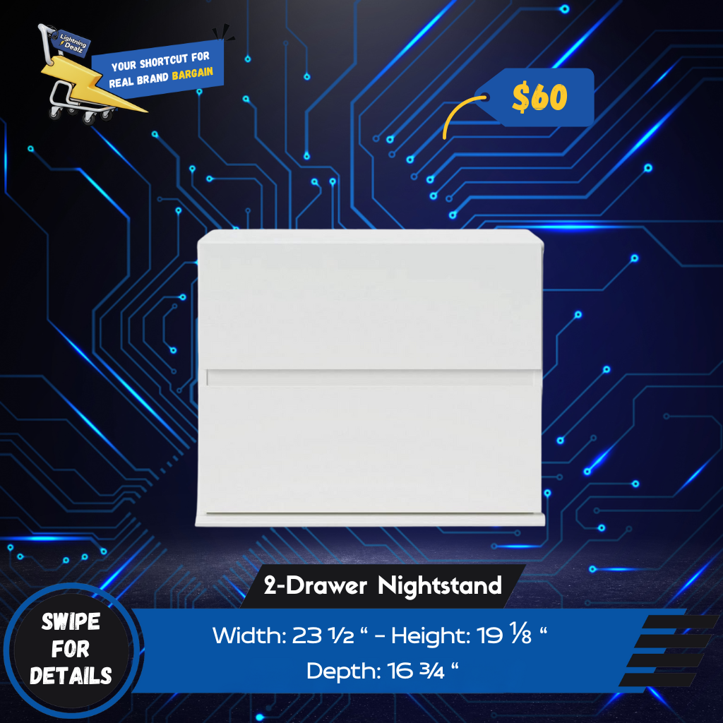 2-Drawer Nightstand